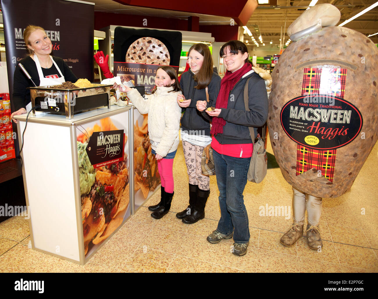 Scottish suppliers will be giving customers at Asda Jewel a Burns