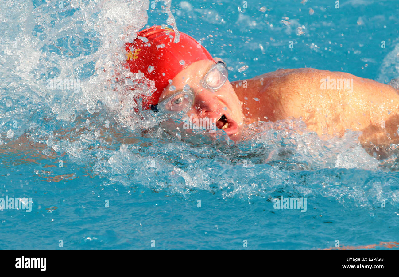 South London Swimming Club hosts the fifth Cold Water Swimming Championships at Tooting Bec Lido