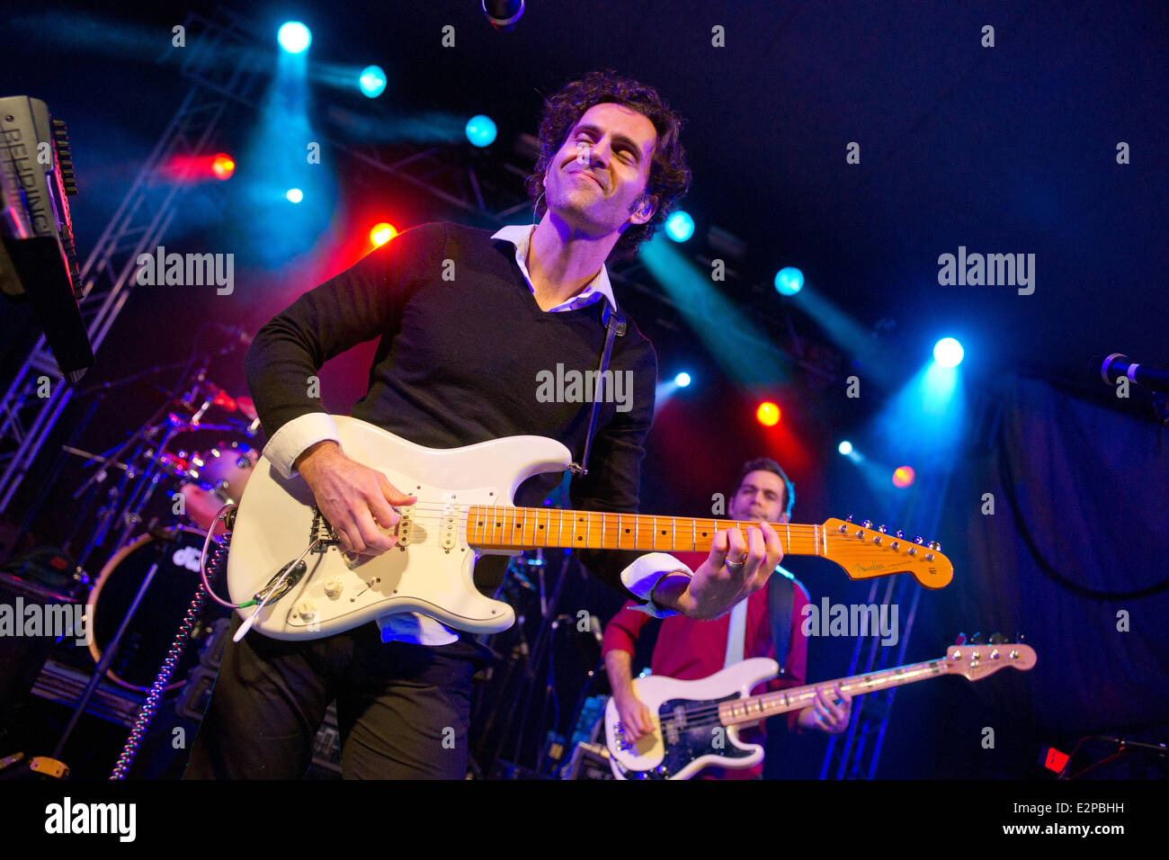Dweezil Zappa performing at Stubbs BBQ as part of the Zappa Plays Zappa ...