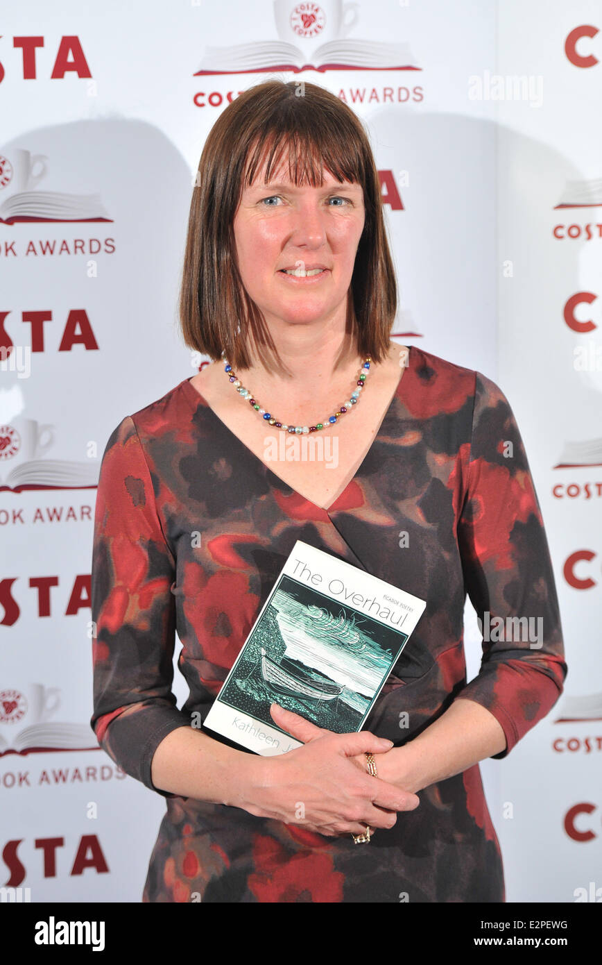 Costa Book Award Winners - photocall held at Quaglino's. Kathleen Jamie - The Overhaul  Featuring: Kathleen Jamie Where: London, United Kingdom When: 29 Jan 2013 Stock Photo