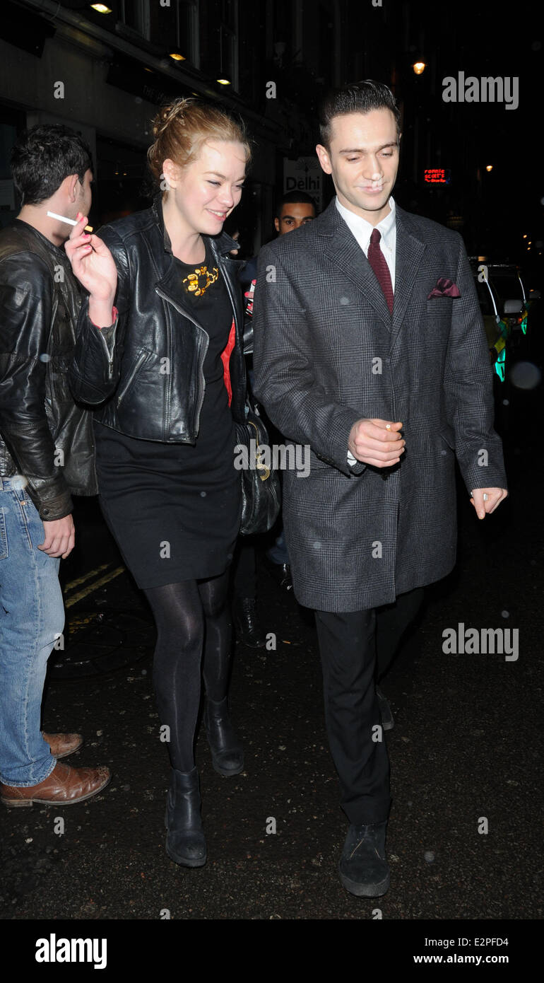 Reg Traviss leaving The Groucho Club  Featuring: Reg Traviss Where: London, United Kingdom When: 30 Jan 2013 Stock Photo