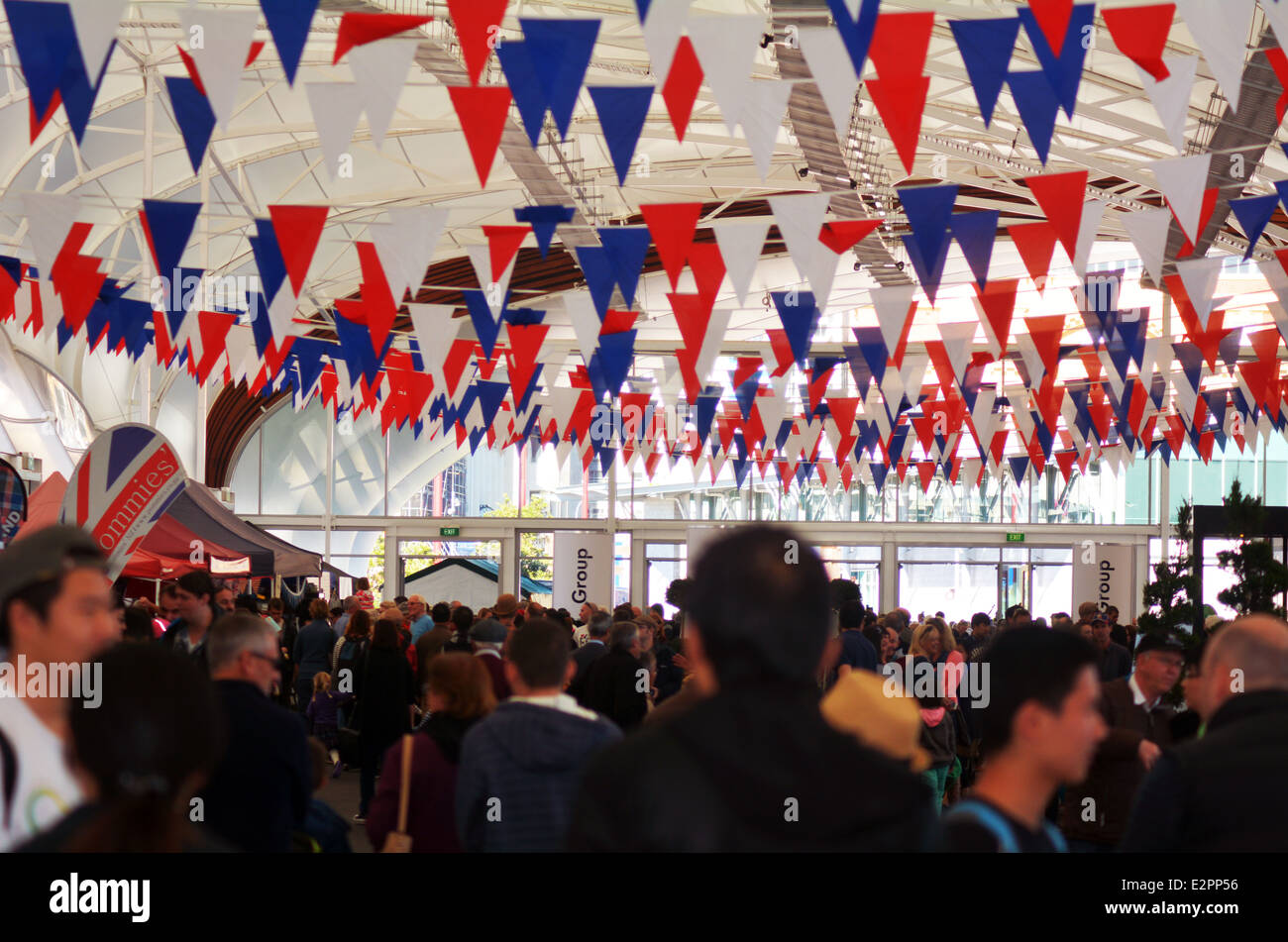 Queen's Birthday party in Auckland New Zealand NZL Stock Photo