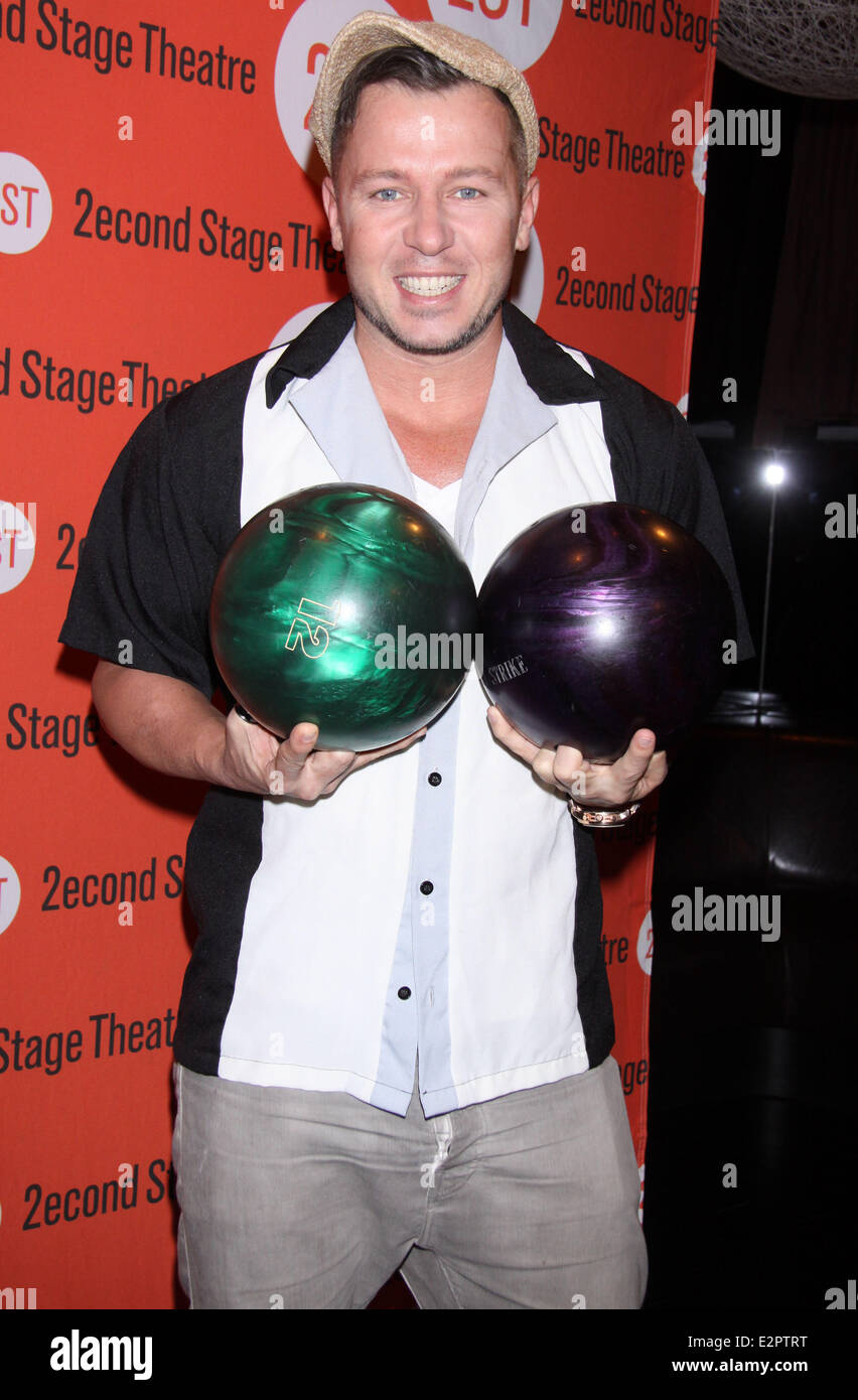 Second Stage Theatre's 26th Annual Bowling Classic held at Lucky Strike  Lanes – Arrivals Featuring: Chef Jason Roberts Where: N Stock Photo - Alamy