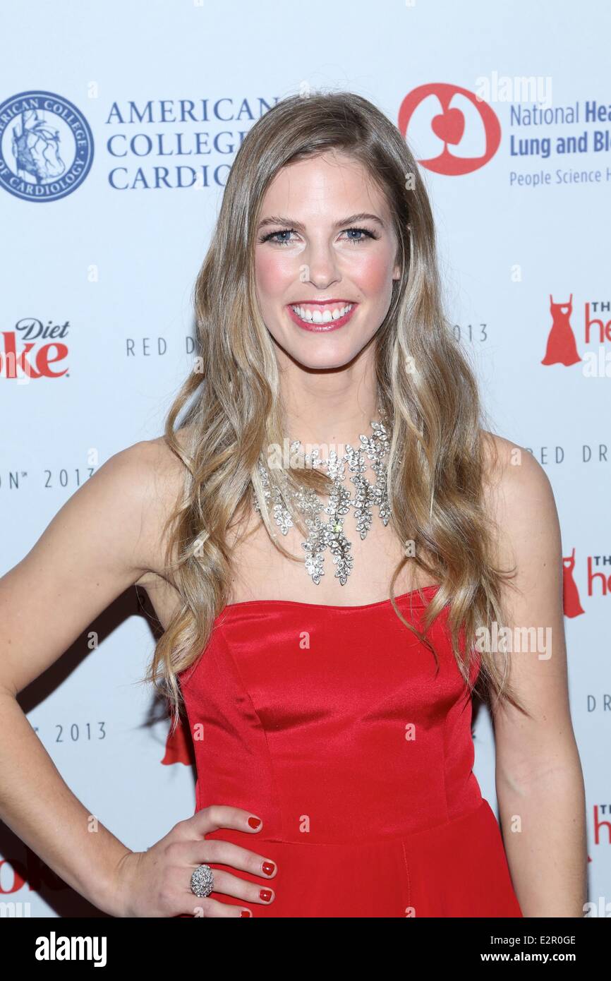 The Heart Truth's Red Dress Collection, Hammerstein Ballroom - Runway - Fall 2013 Mercedes-Benz Fashion Week  Featuring: Torah Bright When: 06 Feb 2013 Stock Photo