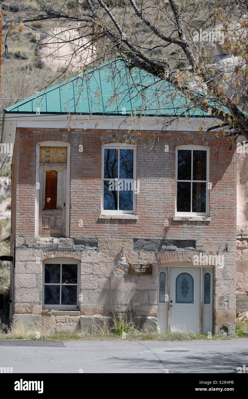 The Skillman House in the historic mining town of Eureka, Nevada Stock Photo Alamy