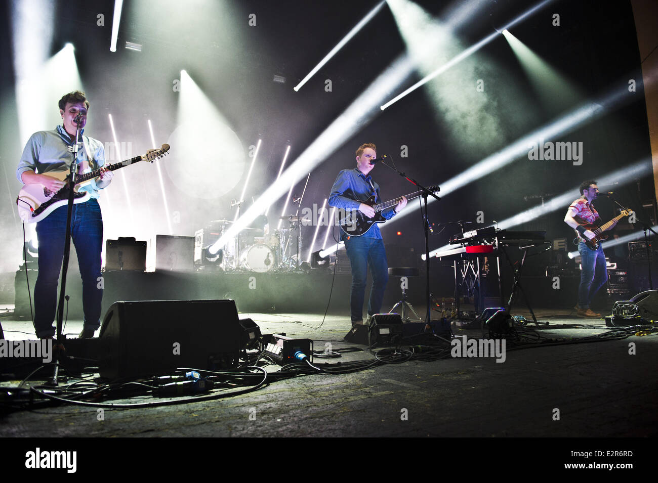 Two Door Cinema Club performing live at Brixton Academy Featuring: Two