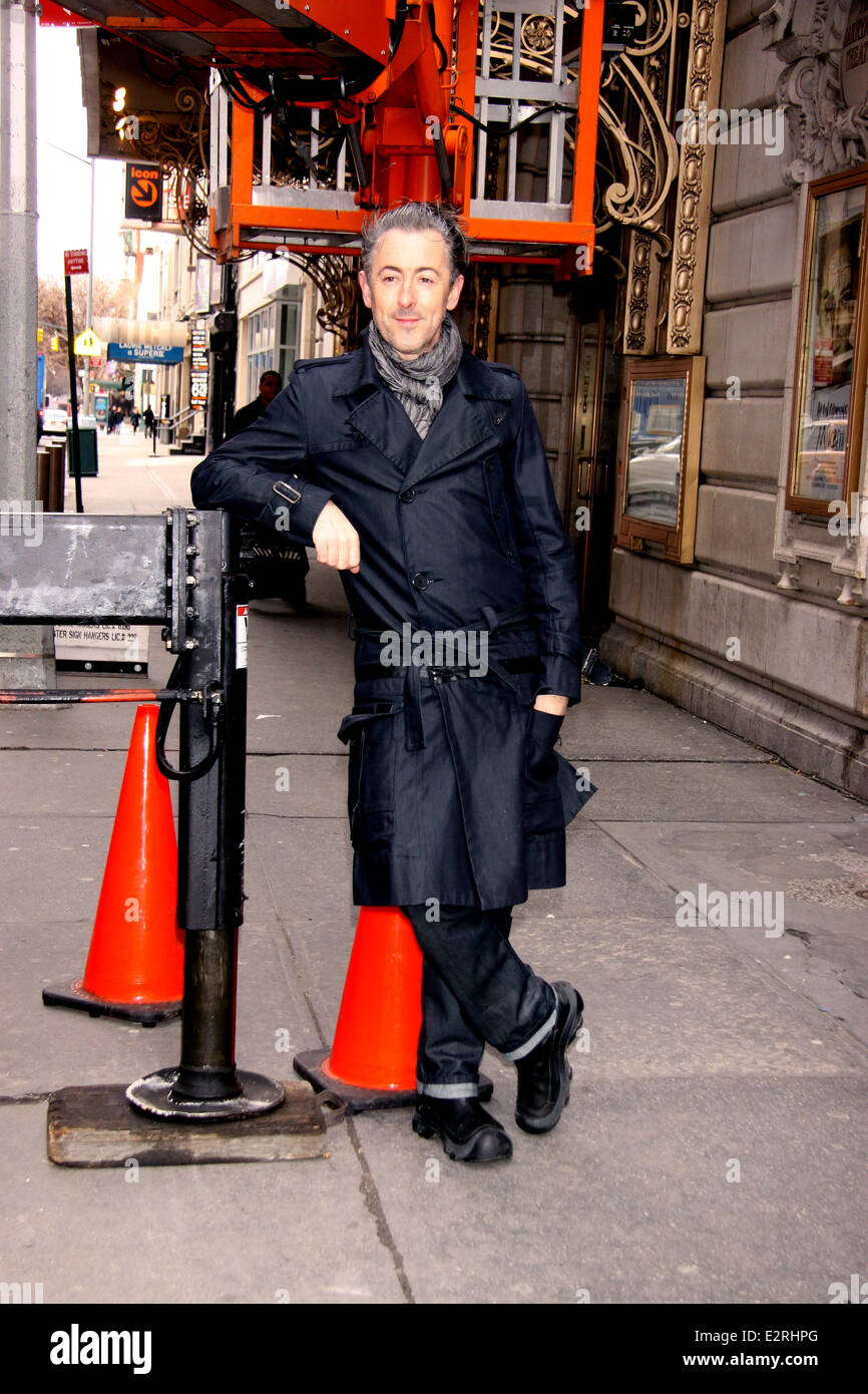 Alan Cumming At The Broadway Marquee Installation For His Upcoming One