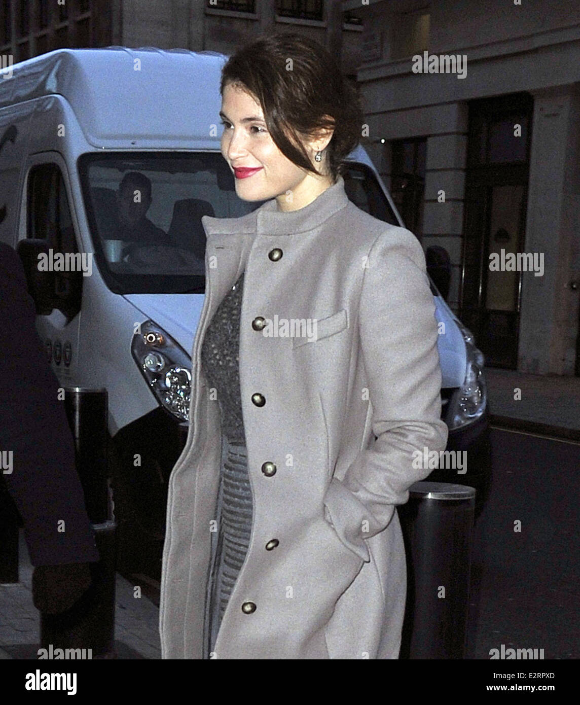 Celebrities at BBC Radio 1 studios Featuring: Gemma Arterton Where