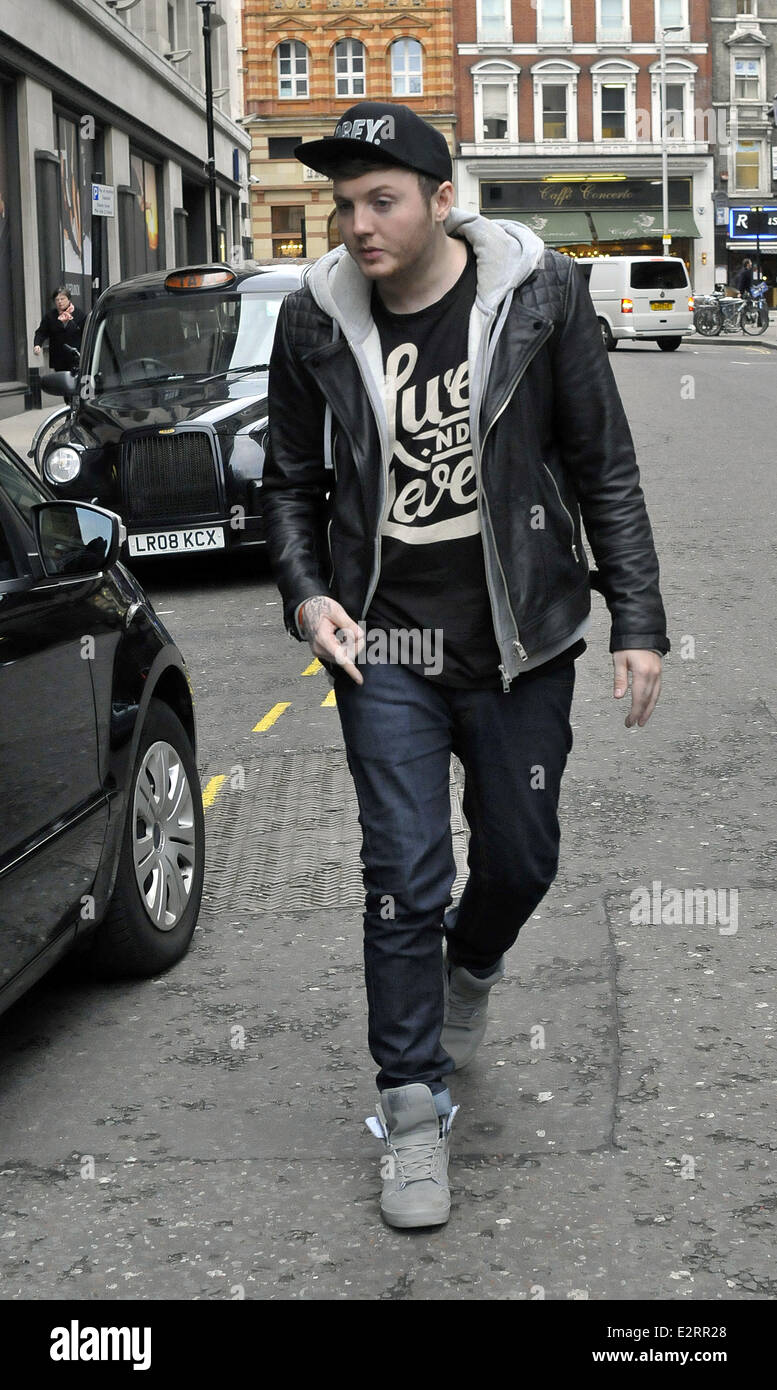 X Factor Winner James Arthur Out And About In London Featuring James Arthur Where London United Kingdom When 14 Feb 2013 Stock Photo Alamy