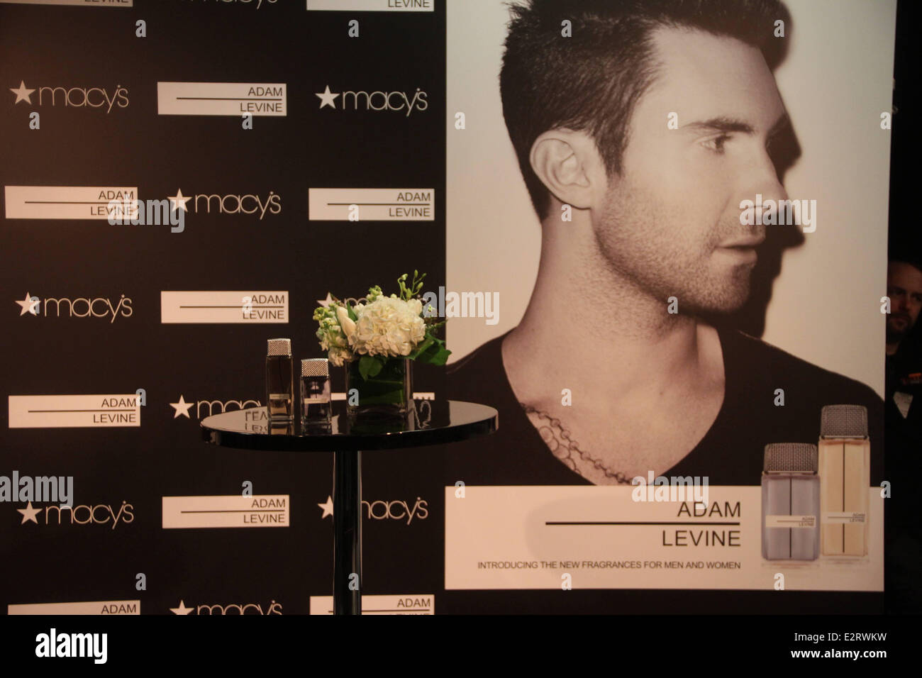 Adam Levine launches his new fragrance at Macy's Herald Square