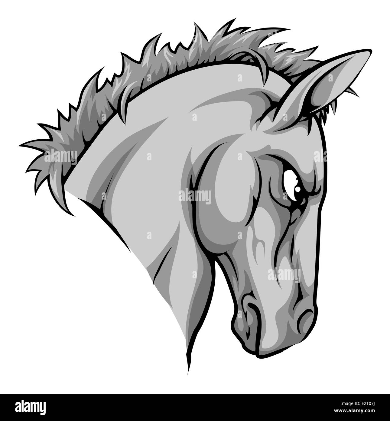 Horse Face Angry Hi Res Stock Photography And Images Alamy