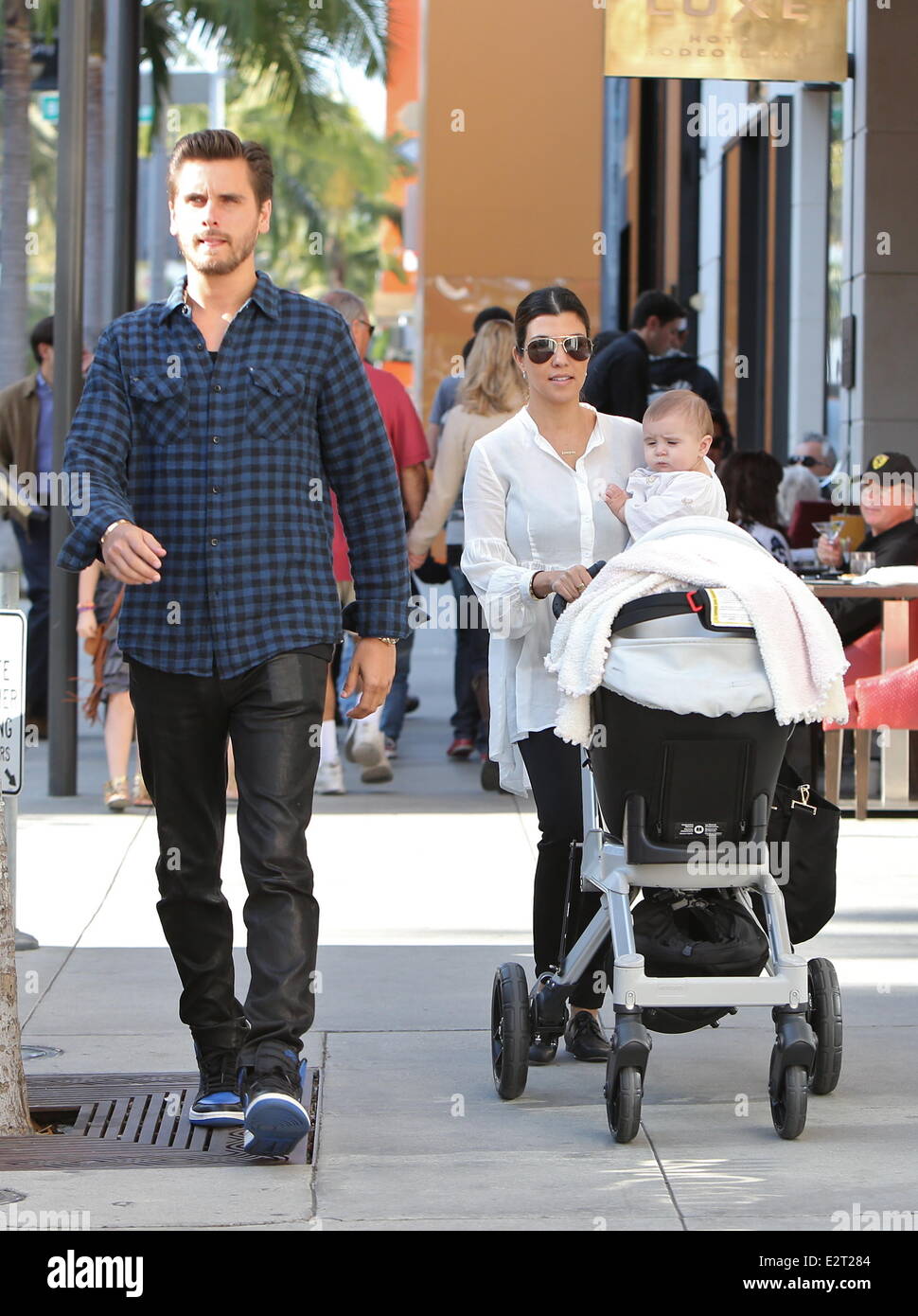 Kourtney Kardashian & Scott Disick's Rodeo Drive Retail Romp