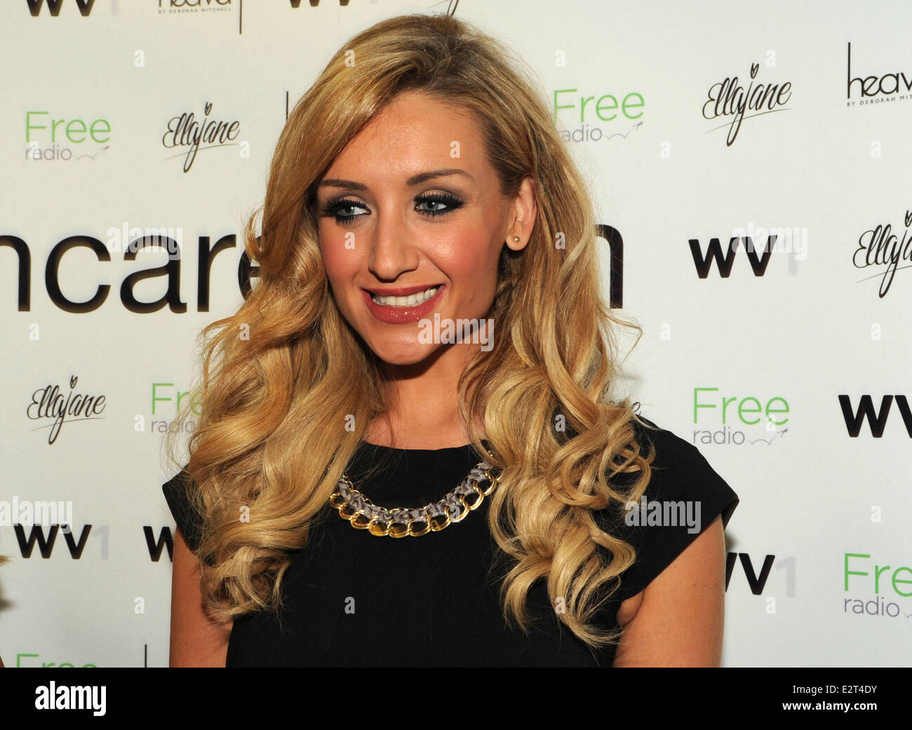 Heaven Health & Beauty - launch party held at the WV1 Bar  & Grill  Featuring: Catherine Tyldesley Where: Wolverhampton, United Kingdom When: 19 Feb 2013 Stock Photo