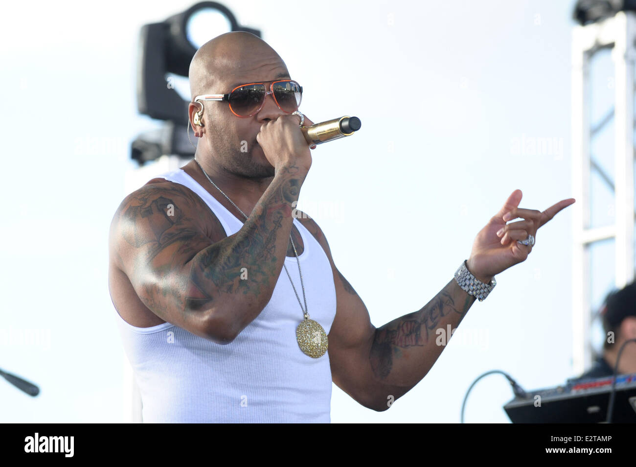 Flo Rida performs live on NBC's 'Today' on location at Loews Hotel in ...