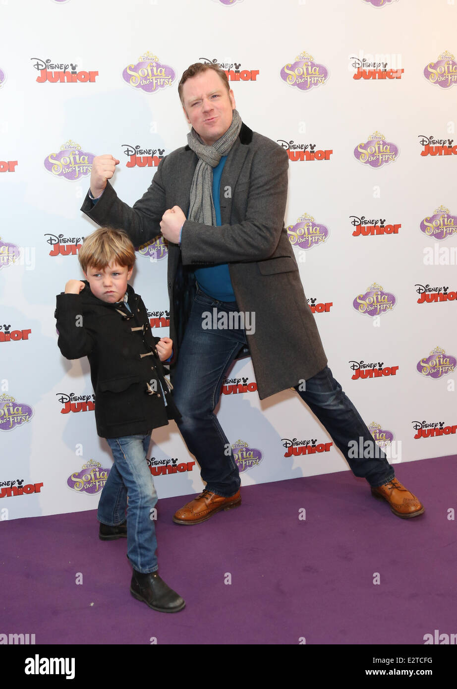 Sofia The First Tv Series Launch Featuring Rufus Hound With His Stock Photo Alamy