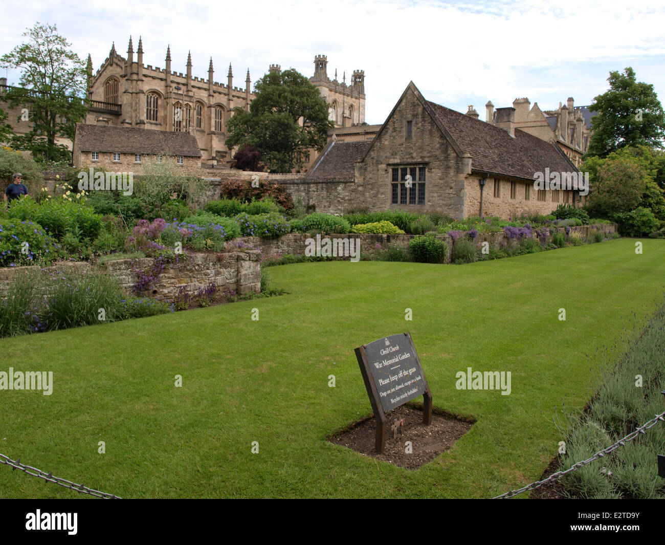 Christ Church College War Memorial Garden, Oxford, UK Stock Photo