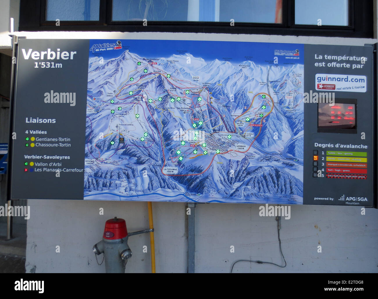 A view of the area where Prince Harry and his new girlfriend Cressida