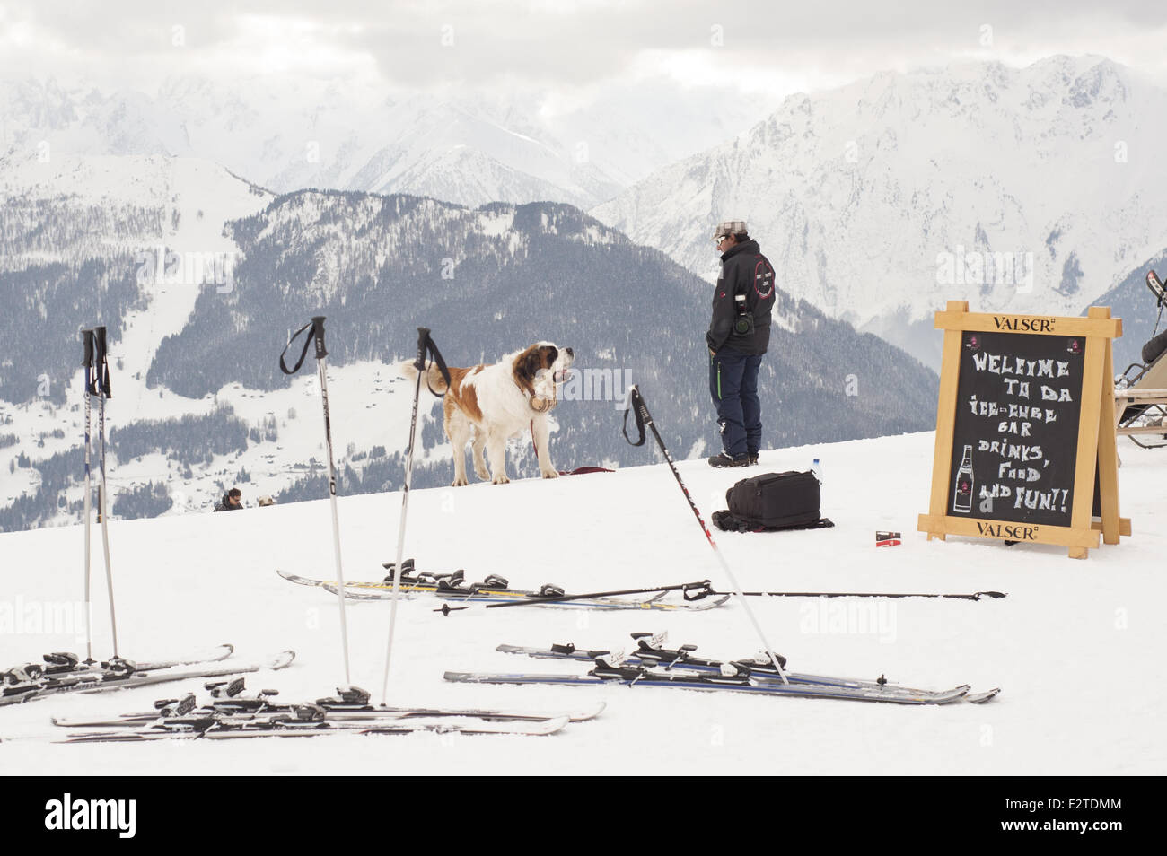A view of the area where Prince Harry and his new girlfriend Cressida