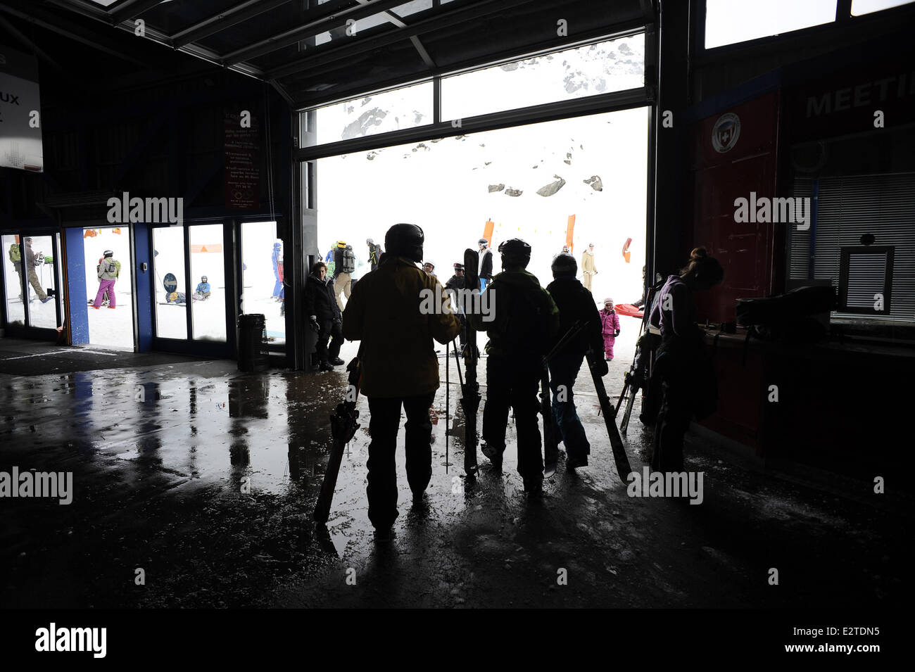 A view of the area where Prince Harry and his new girlfriend Cressida