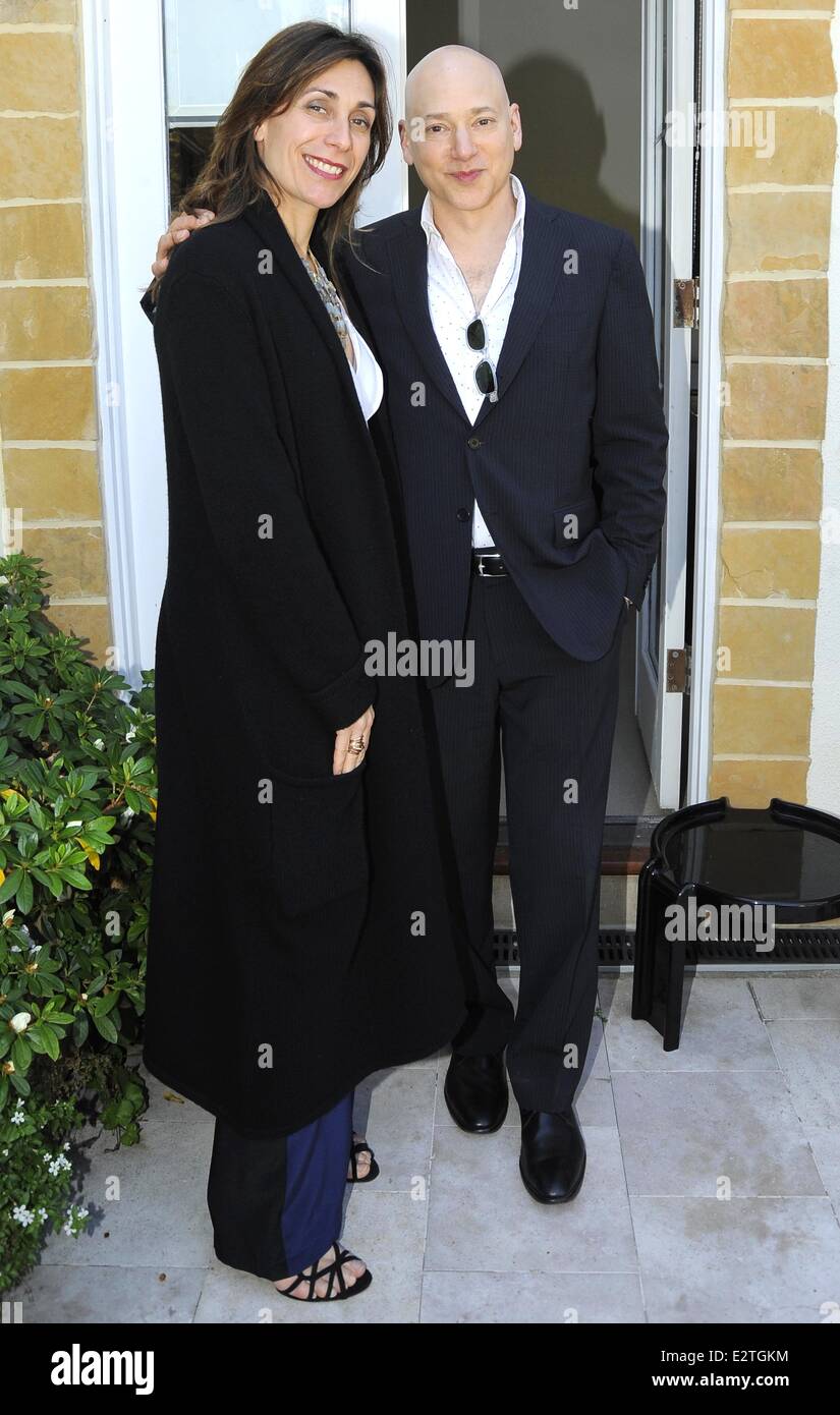 Lunch celebrating Los Angeles Italia at a private residence Featuring: Evan  Handler,Elisa Atti Where: Los Angeles, California Stock Photo - Alamy