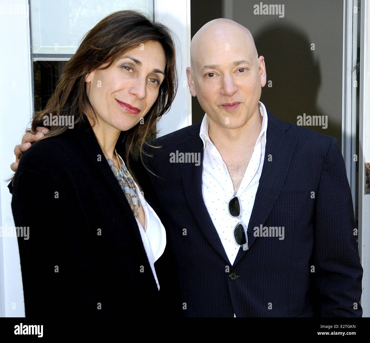 Lunch celebrating Los Angeles Italia at a private residence Featuring: Evan  Handler,Elisa Atti Where: Los Angeles, California Stock Photo - Alamy