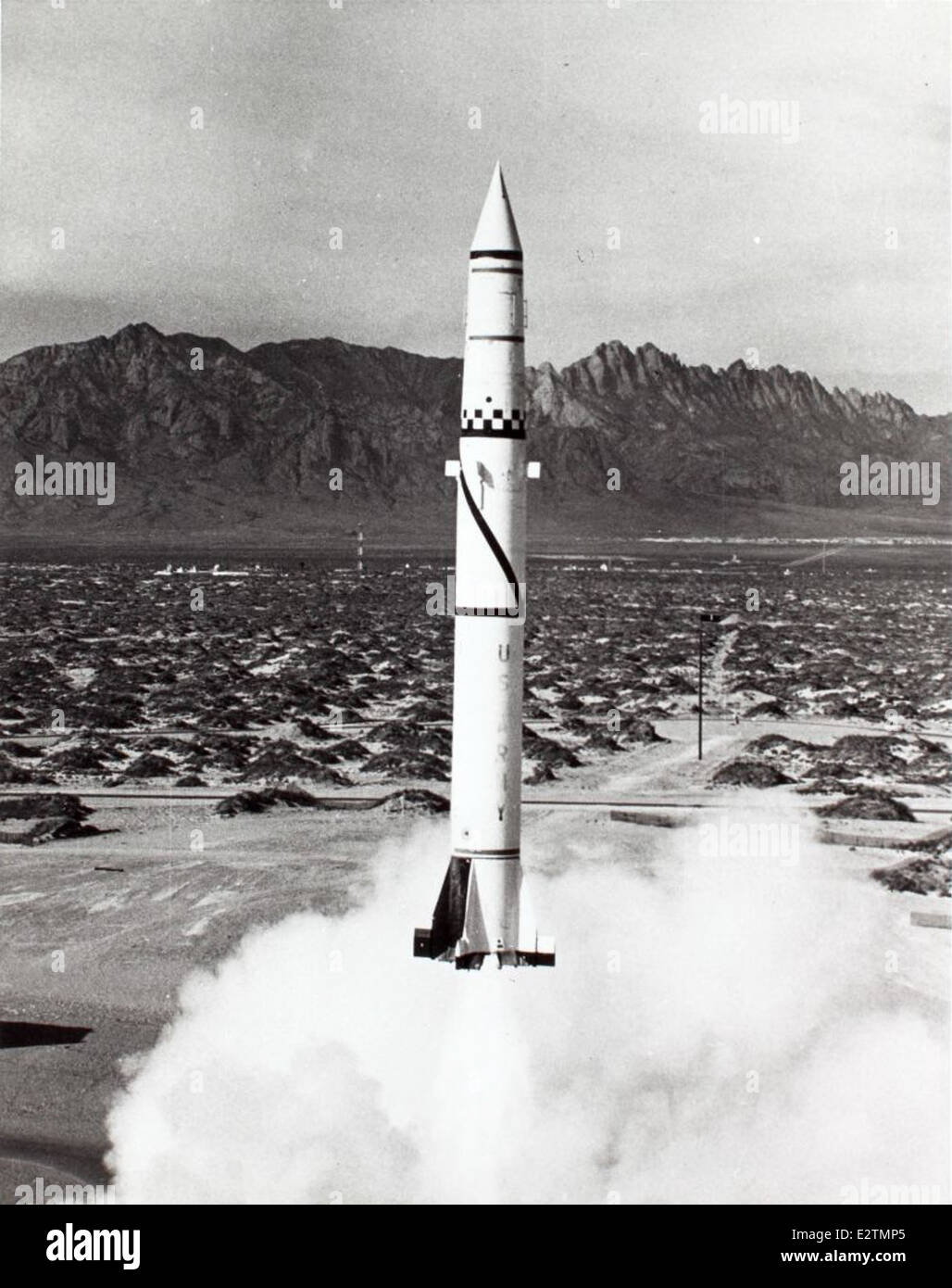 USA Rocket Test Stock Photo - Alamy