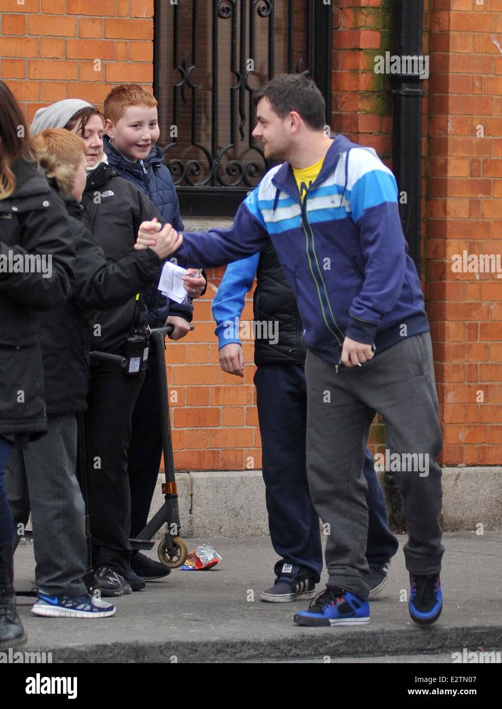 RTE drama 'Love/Hate' season 4 filming scenes Featuring: Laurence ...