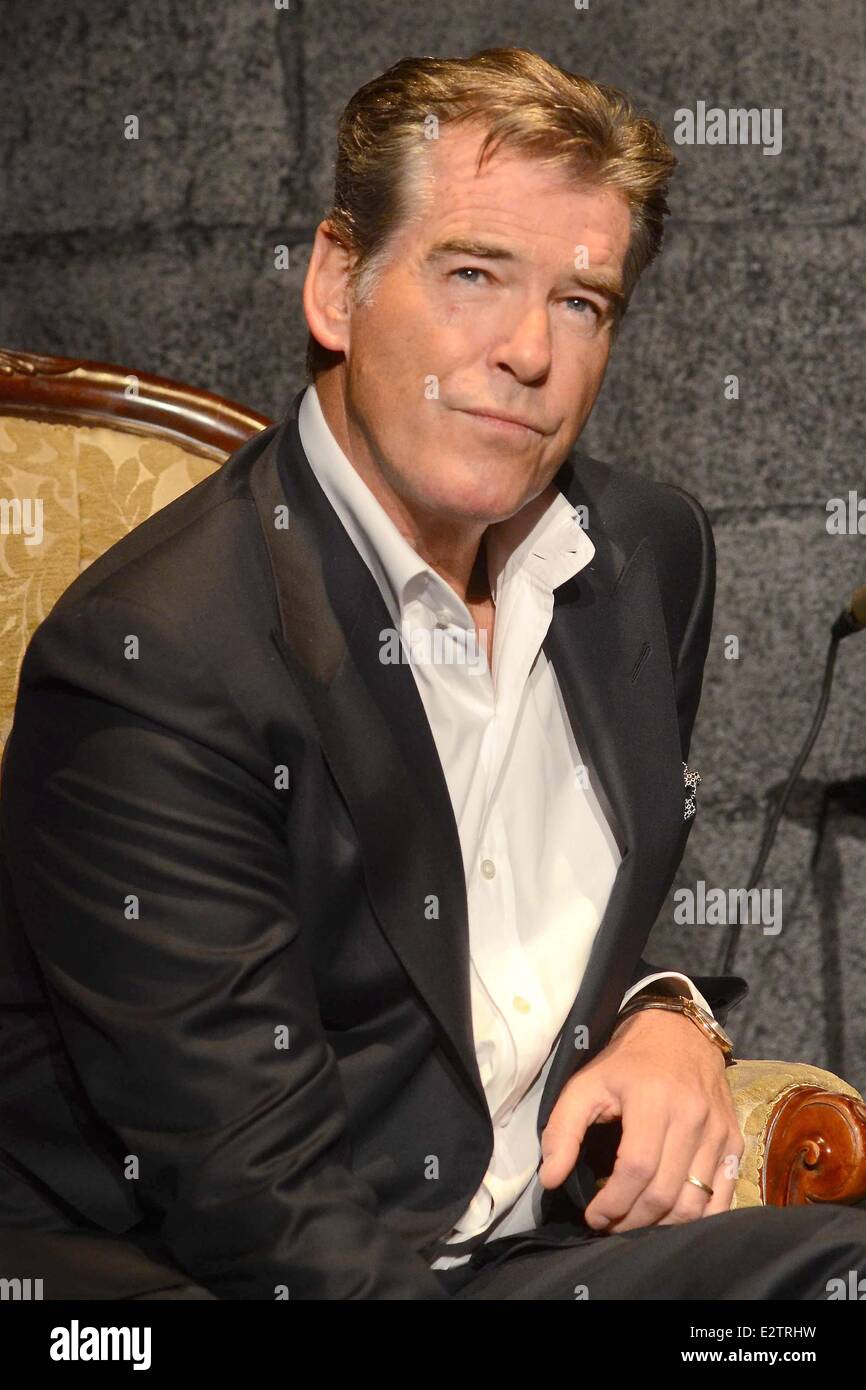 Actor Pierce Brosnan receives the Honorary Patronage of the Dublin