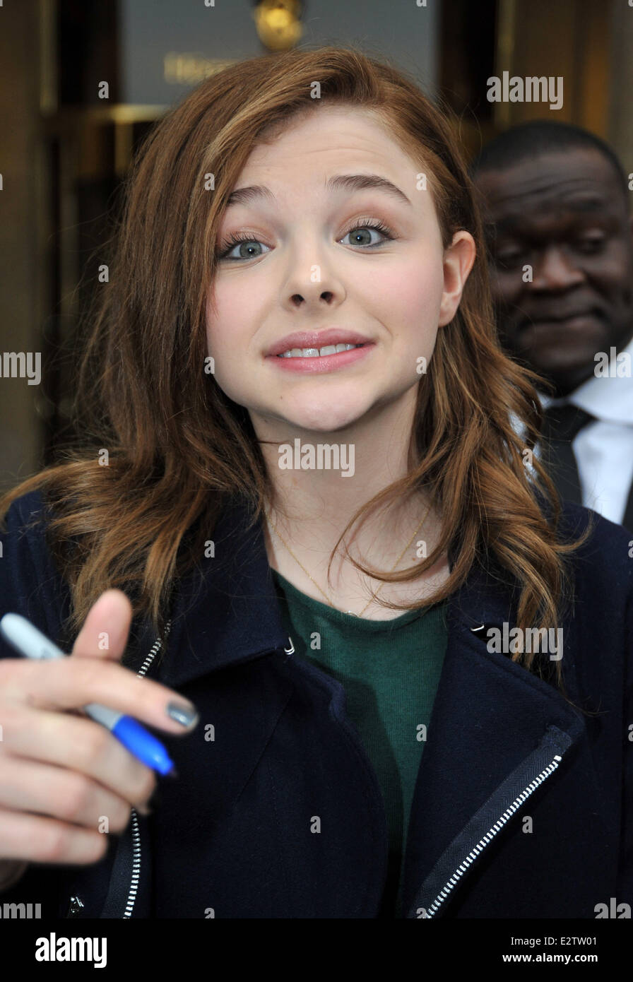 Chloe Moretz departs her hotel Featuring: Chloe Moretz Where: Paris