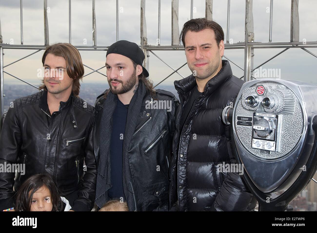 Swedish House Mafia light the Empire State Building yellow and blue