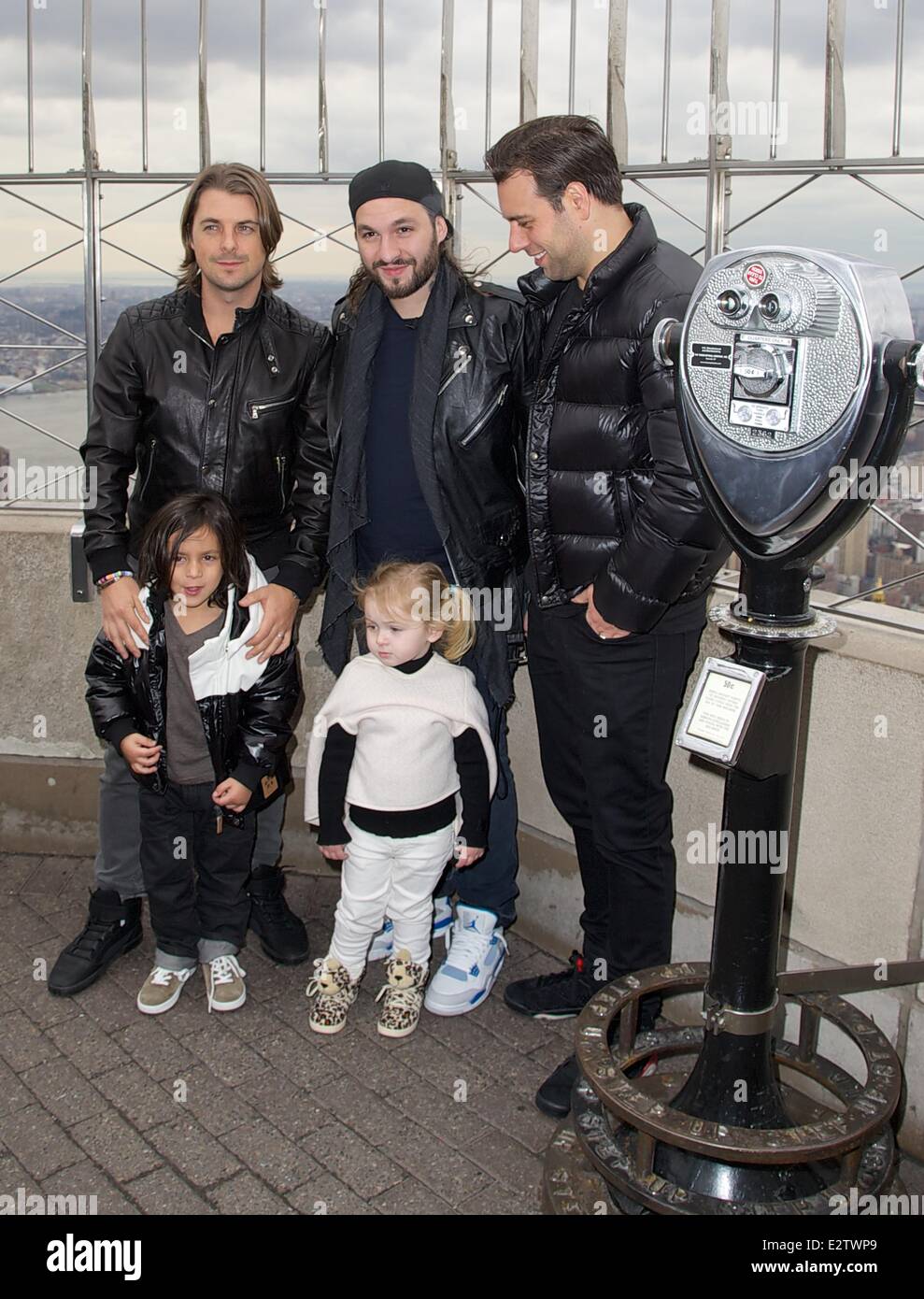 Swedish House Mafia light the Empire State Building yellow and blue