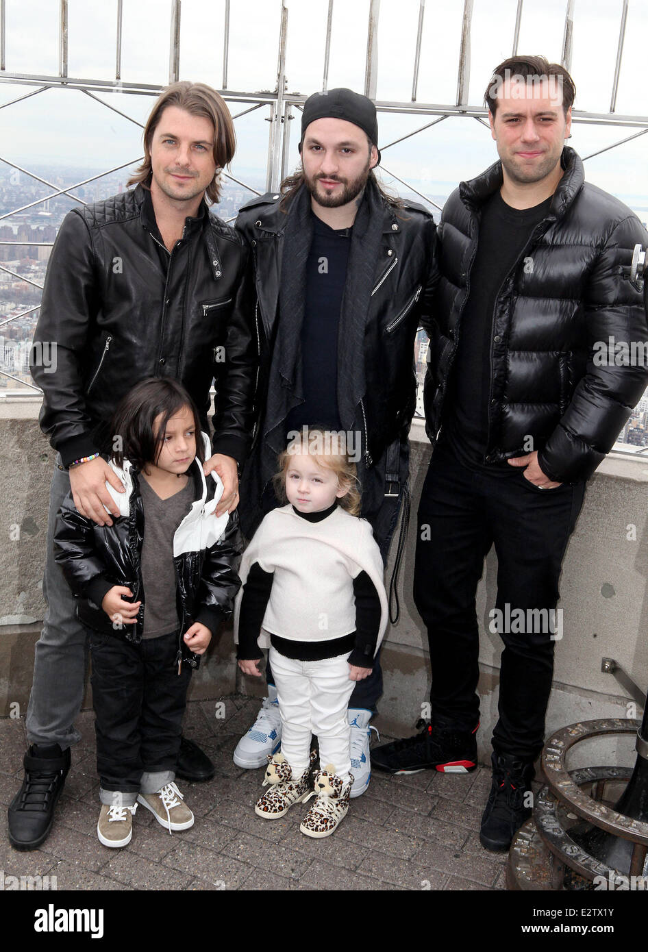 Swedish House Mafia light the Empire State Building yellow and blue