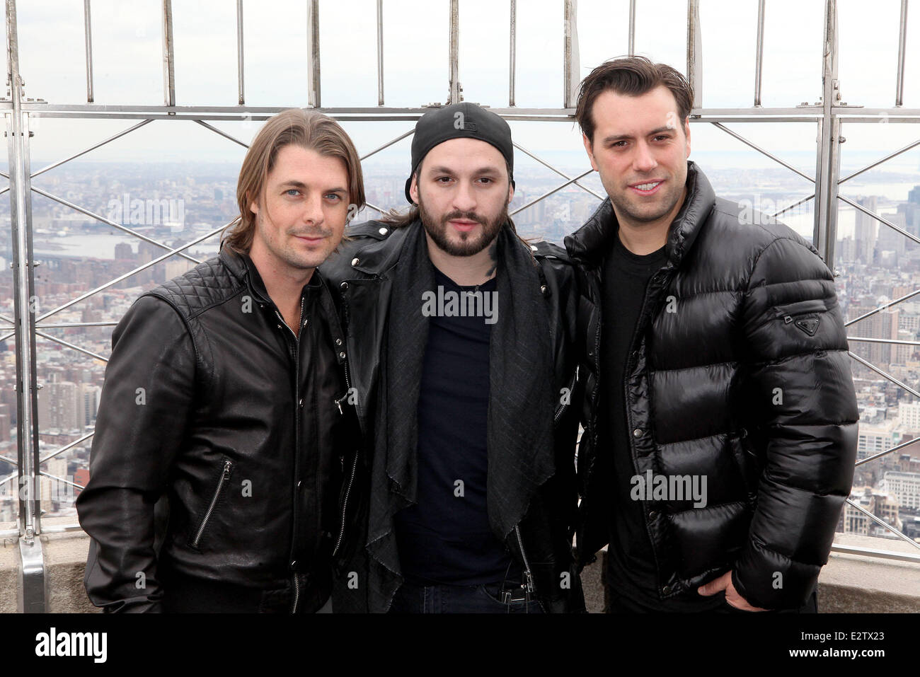 Swedish House Mafia light the Empire State Building yellow and blue