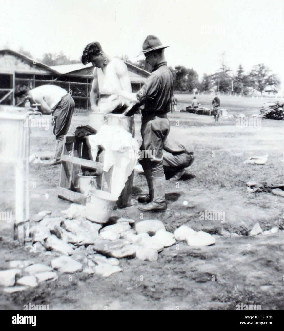 This image from the 96th Aero Squadron Album, taken during World War I ...