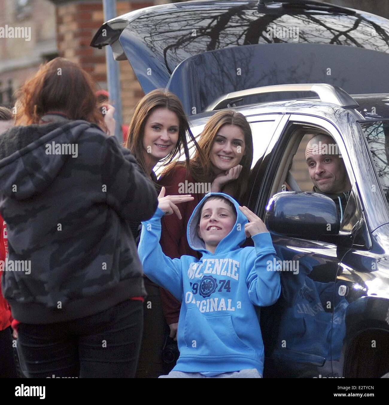 Tom Vaughan-Lawlor meets with fans during filming for season 4 of TV ...