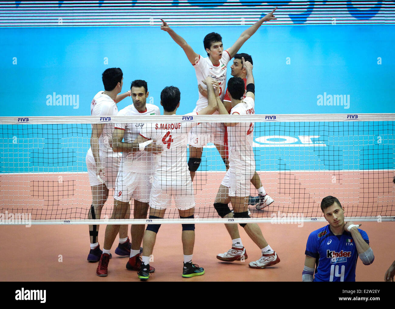 Fivb mens volleyball world league hires stock photography and images