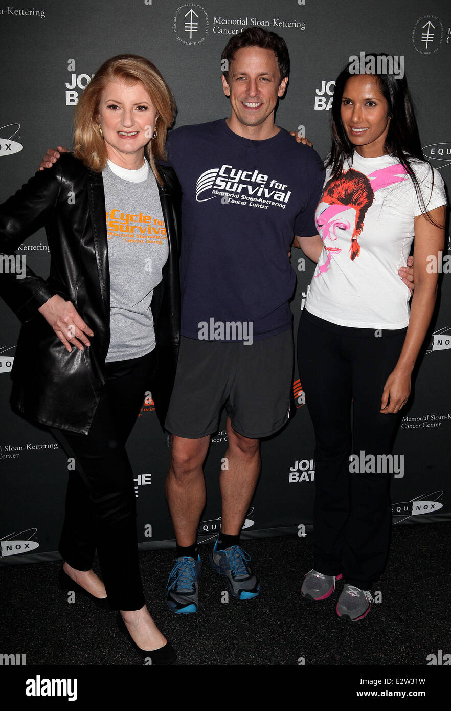 Cycle for Survival event held at Equinox in Rockefeller Center