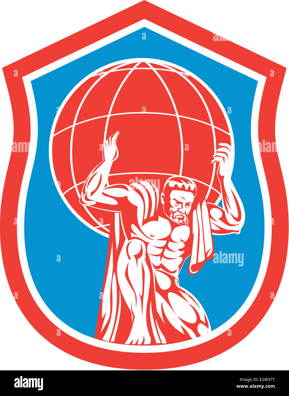 Atlas carrying world hi-res stock photography and images - Alamy