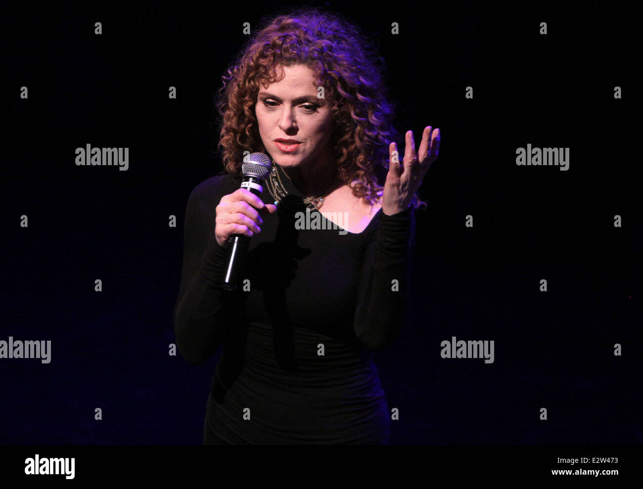 TDF Gala honoring Philip J. Smith held at the Edison Ballroom  Featuring: Bernadette Peters Where: New York, United States When: Stock Photo