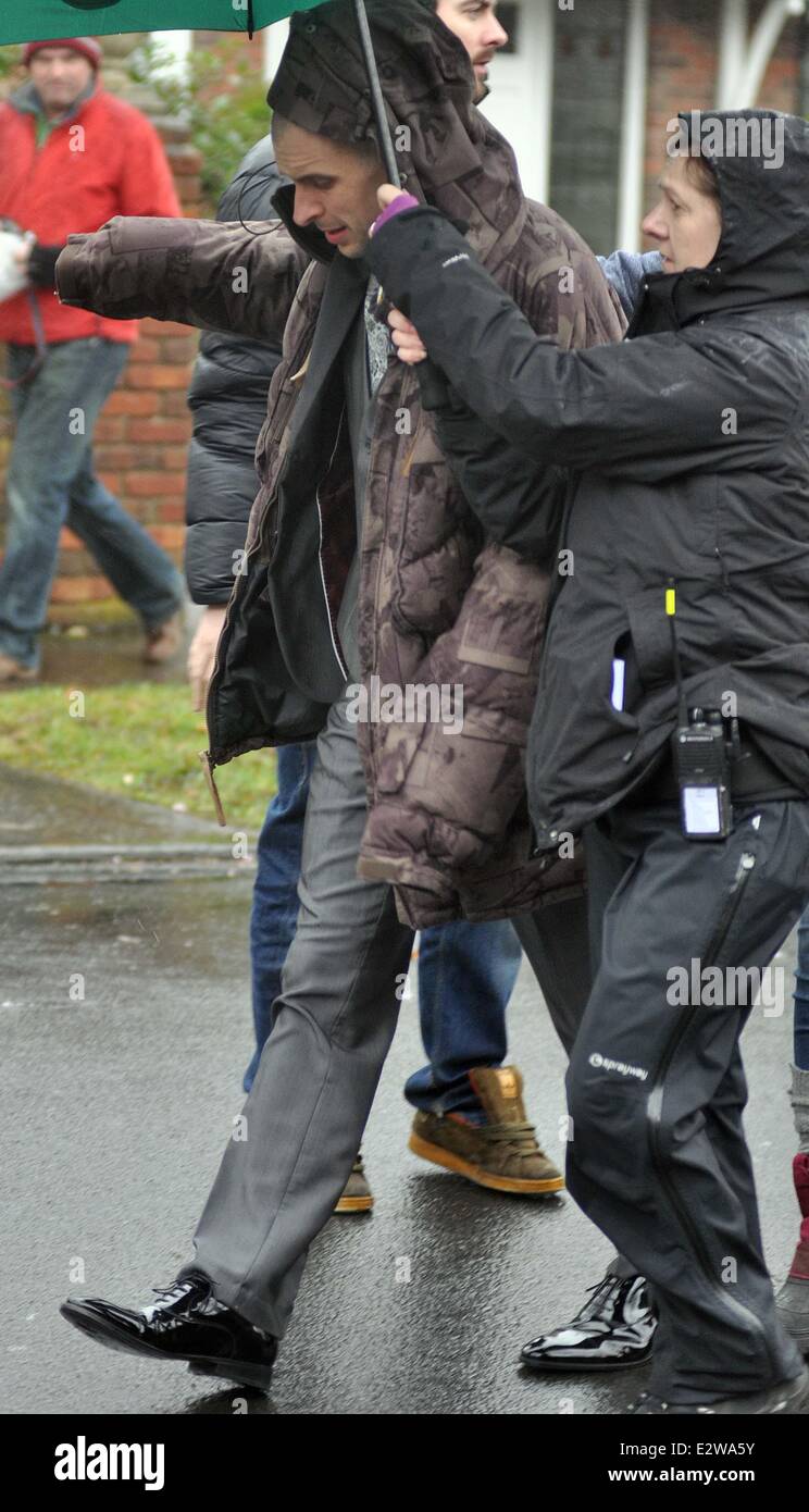 Celebrities filming for season 4 of TV show 'Love/Hate.' Featuring: Tom ...