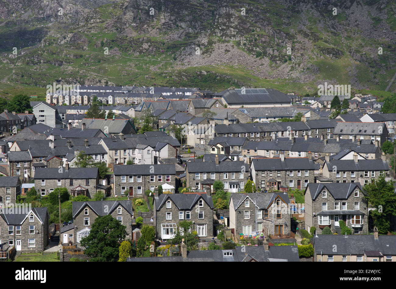 The town of Blaenau Ffestiniog, Gwynedd Stock Photo Alamy