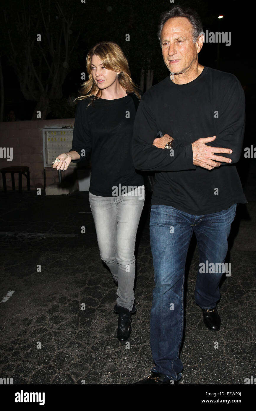 Ellen Pompeo leaving Matsuhisa restaurant Featuring: Ellen Pompeo Where