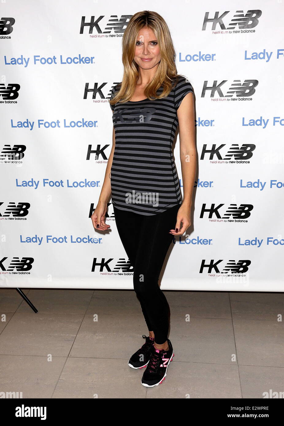 Heidi Klum launches the new 'Heidi Klum for New Balance Collection' at the  Lady Foot Locker at Westfield Culver City Featuring: Heidi Klum Where: Los  Angeles, California, United States When: 14 Mar