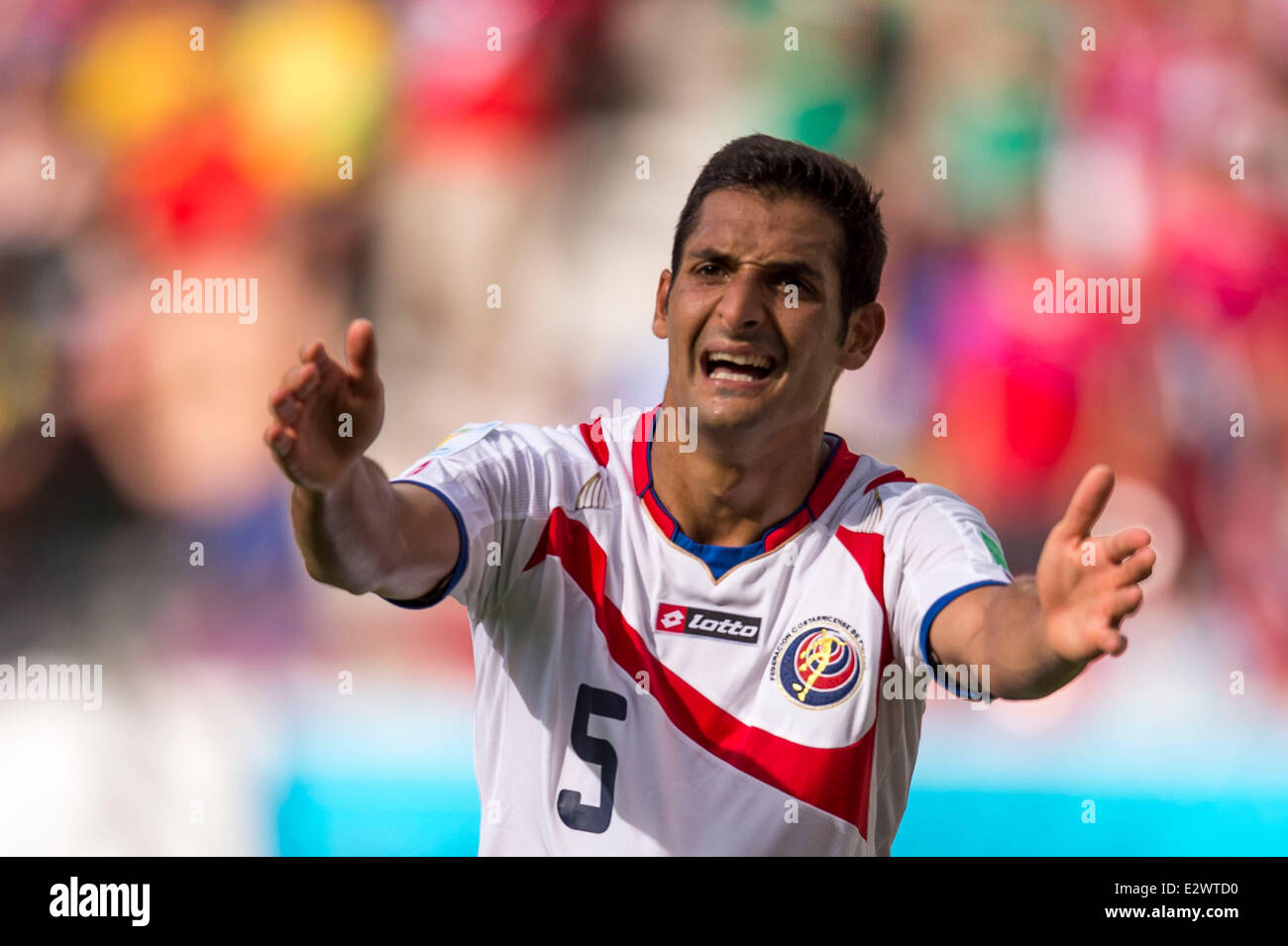 Recife, Brazil. 20th June, 2014. Celso Borges (CRC) Football/Soccer : FIFA World Cup Brazil 2014 Group D match between Italy 0-1 Costa Rica at Arena Pernambuco in Recife, Brazil . Credit:  Maurizio Borsari/AFLO/Alamy Live News Stock Photo