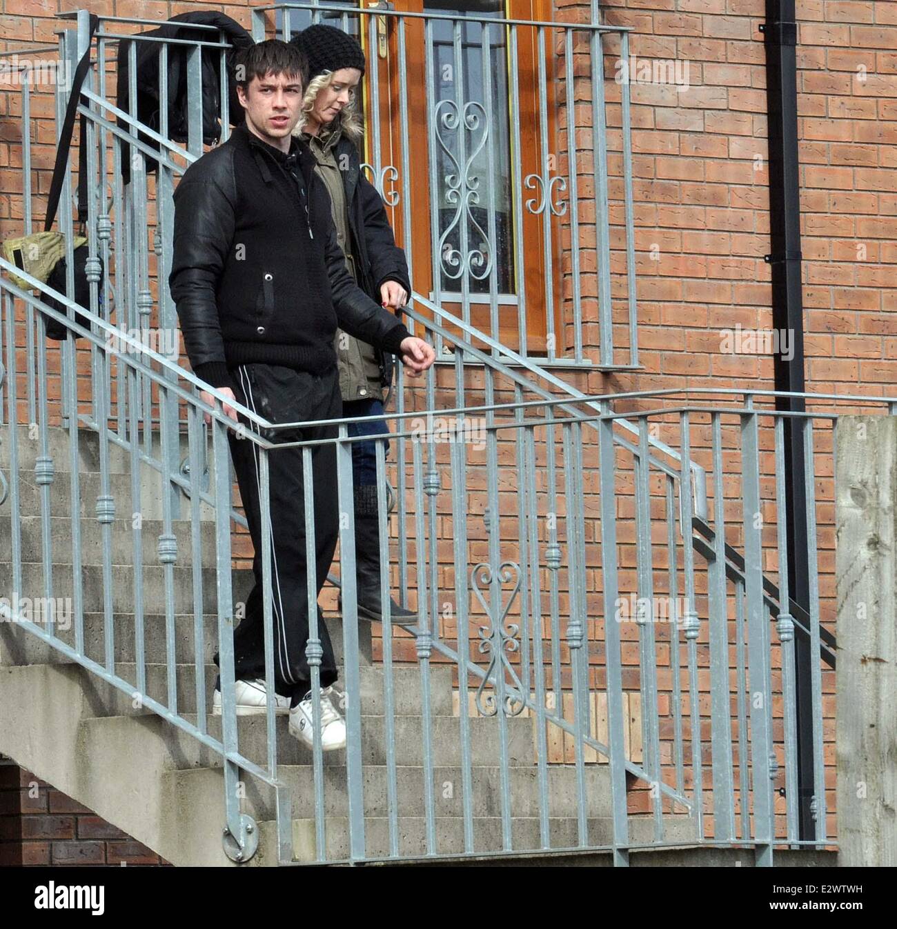 Celebrities filming season four of TV show 'Love/Hate' Featuring ...