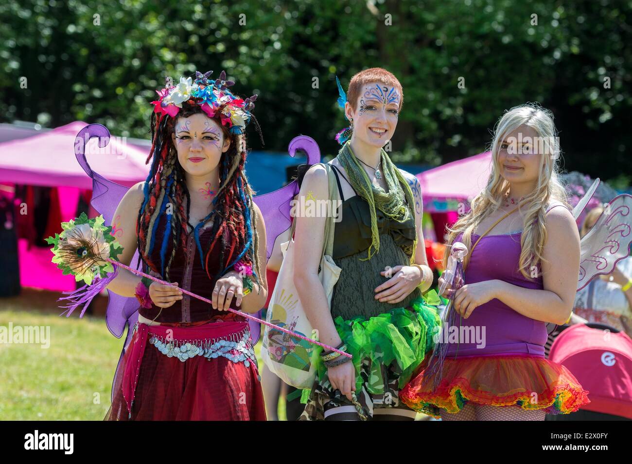 3 Wishes faery Festival Stock Photo
