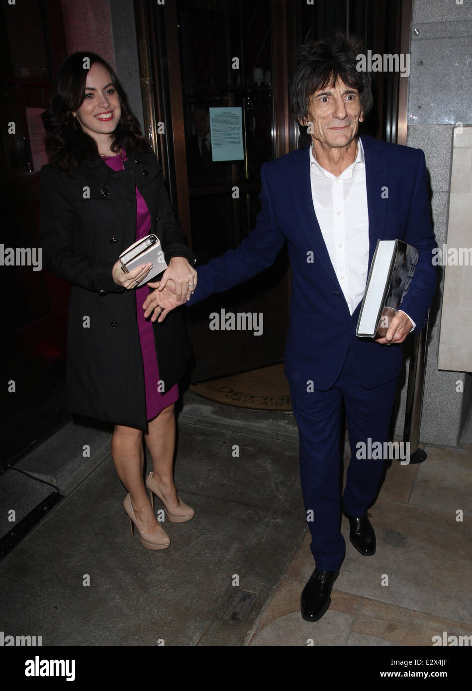 Celebrities at Downtown Mayfair restaurant for Heather Kerzner's