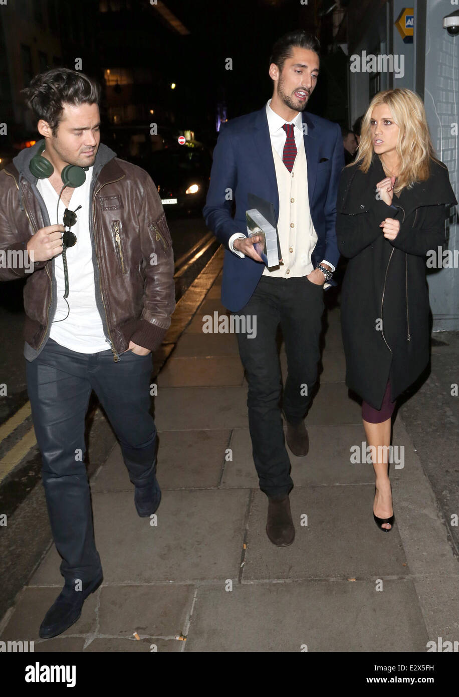 I'm A Celeb campmates, Ashley Roberts, Hugo Taylor with Made In Chelsea