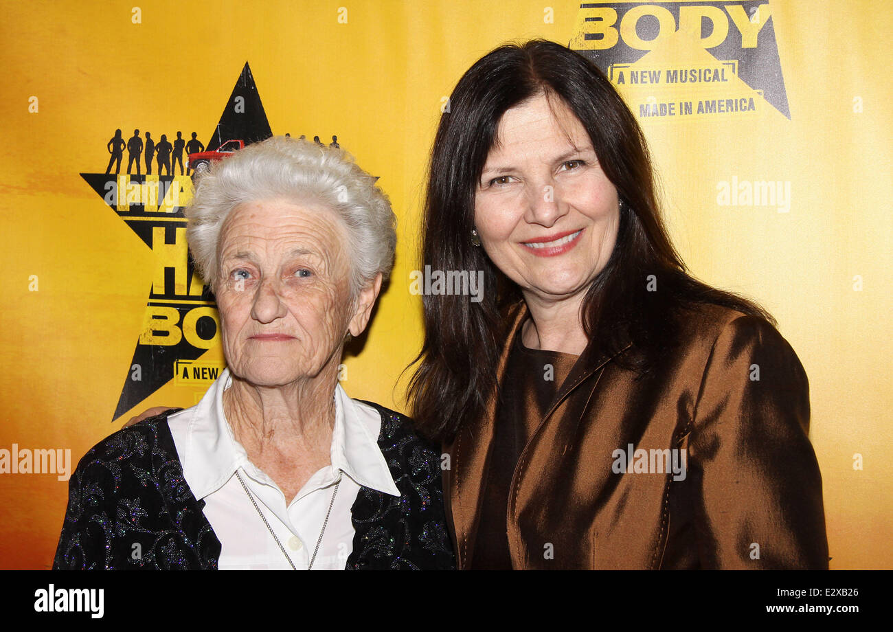 Opening night after party for 'Hands on a Hard Body' at Roseland Ballroom-Arrivals  Featuring: Virginia Drew,Mary Gordon Murray Where: New York City, New York, United States When: 22 Mar 2013 Stock Photo