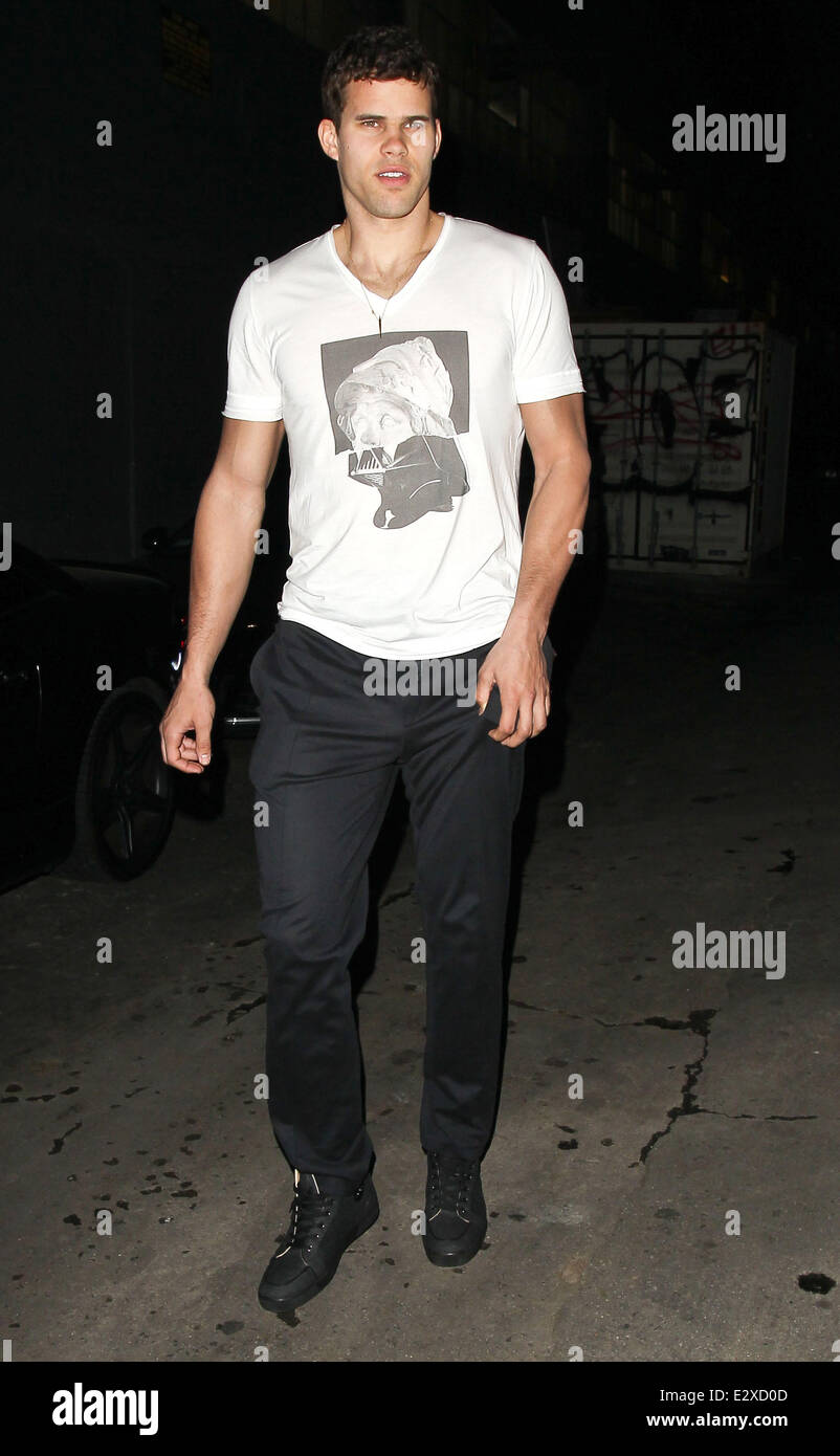 Kris Humphries leaves Aventine restaurant in Hollywood Featuring: Kris